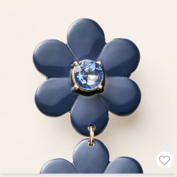 Kate Spade Floral Earrings NWT - Picture 3 of 4